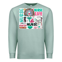 Seafoam nurse life Premium Sweatshirt - Zillion Design Studio