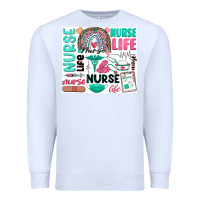 White nurse life Premium Sweatshirt - Zillion Design Studio