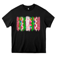Black summer brushstrokes Heavy Core Tee - CowhideDigitalArt