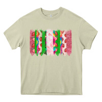 Mossy summer brushstrokes Heavy Core Tee - CowhideDigitalArt