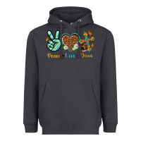 Smoke peace love jesus Heavyweight Hoodie - texasbilliewilder