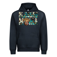Navy blessed mama Urban Hoodie - JahusDesignShop