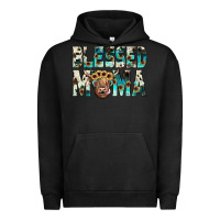 Pigment Black blessed mama Urban Hoodie - JahusDesignShop