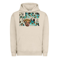 Pigment French Oak blessed mama Urban Hoodie - JahusDesignShop
