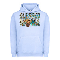 Pigment Grape Ice blessed mama Urban Hoodie - JahusDesignShop