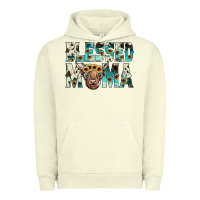 Pigment Pistachio blessed mama Urban Hoodie - JahusDesignShop
