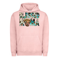 Pigment Salmon blessed mama Urban Hoodie - JahusDesignShop