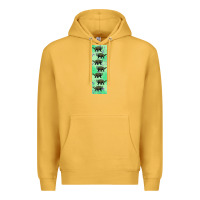 Mustard dinosaur ankylosaurus pen wrap Premium Hoodie - Artiststas