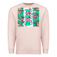 Pale Pink nurse life Premium Sweatshirt - Zillion Design Studio