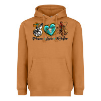 Meerkat peace love rodeo Heavyweight Hoodie - texasbilliewilder