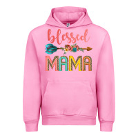 Fuchsia Pink blessed mama Urban Hoodie - JahusDesignShop