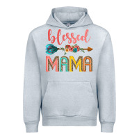 Heather Grey blessed mama Urban Hoodie - JahusDesignShop