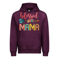 Mauve Wine blessed mama Urban Hoodie - JahusDesignShop