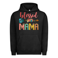 Pigment Black blessed mama Urban Hoodie - JahusDesignShop