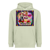Matcha dia de los muertos Heavyweight Hoodie - Zillion Design Studio