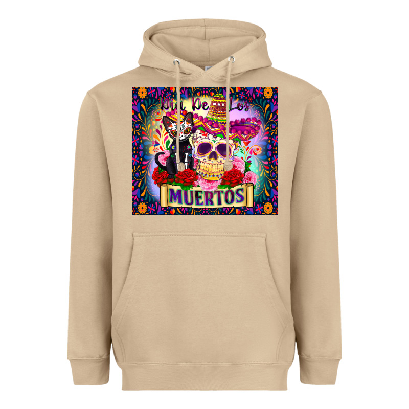 Dia De Los Muertos Heavyweight Hoodie by Zillion Design Studio | Teevron