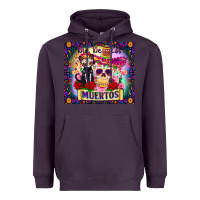 Plum dia de los muertos Heavyweight Hoodie - Zillion Design Studio