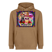 Toasted Coconut dia de los muertos Heavyweight Hoodie - Zillion Design Studio