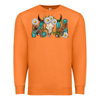 Carrot mom with bull skull Premium Sweatshirt - texasbilliewilder