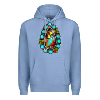Colony Blue gemstone christmas Premium Hoodie - JahusDesignShop