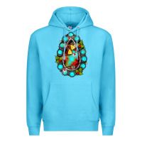 Ocean Blue gemstone christmas Premium Hoodie - JahusDesignShop