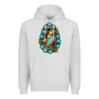 Dove Grey gemstone christmas Premium Hoodie - JahusDesignShop