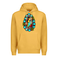 Mustard gemstone christmas Premium Hoodie - JahusDesignShop