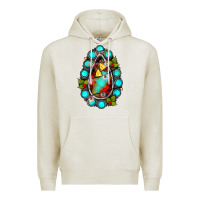 Oatmeal Heather gemstone christmas Premium Hoodie - JahusDesignShop