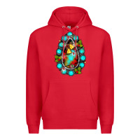 Red gemstone christmas Premium Hoodie - JahusDesignShop