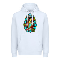 White gemstone christmas Premium Hoodie - JahusDesignShop