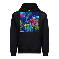 Foreset Green undersea Urban Hoodie - BundleAndBundleShop