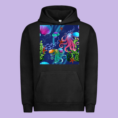 Undersea Urban Hoodie Designed By Bundleandbundleshop