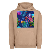 Pigment Burro undersea Urban Hoodie - BundleAndBundleShop