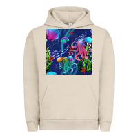Pigment French Oak undersea Urban Hoodie - BundleAndBundleShop