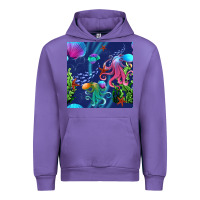 Tulip undersea Urban Hoodie - BundleAndBundleShop