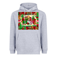 Heather Grey viva mexico Heavyweight Hoodie - Zillion Design Studio
