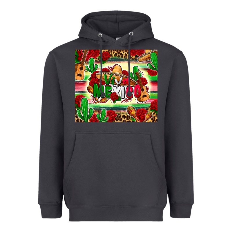 Viva Mexico Heavyweight Hoodie by Zillion Design Studio | Teevron