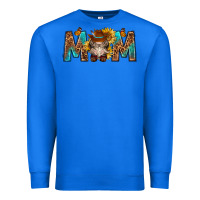 True Royal mom with bull skull Premium Sweatshirt - texasbilliewilder