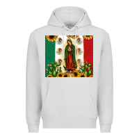 Dove Grey our lady of guadalupe Premium Hoodie - JahusDesignShop