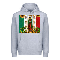 Heather Grey our lady of guadalupe Premium Hoodie - JahusDesignShop