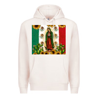Pale Pink our lady of guadalupe Premium Hoodie - JahusDesignShop