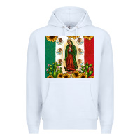 White our lady of guadalupe Premium Hoodie - JahusDesignShop