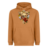 Meerkat Triangle Flower Skeletons Heavyweight Hoodie - RanaPortraitStore