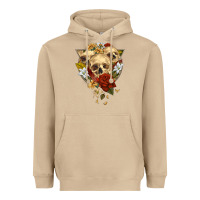 Mushroom Triangle Flower Skeletons Heavyweight Hoodie - RanaPortraitStore