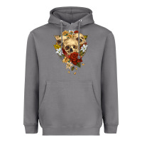 Storm Triangle Flower Skeletons Heavyweight Hoodie - RanaPortraitStore