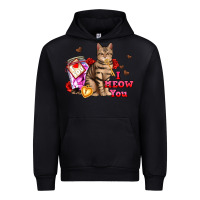 Black i meow you Urban Hoodie - AdoDesignShop