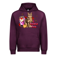 Mauve Wine i meow you Urban Hoodie - AdoDesignShop