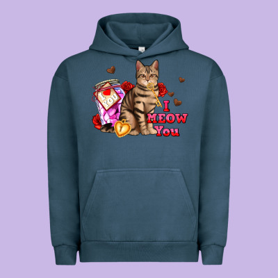 I Meow You Urban Hoodie Designed By Adodesignshop