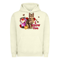 Pigment Pistachio i meow you Urban Hoodie - AdoDesignShop