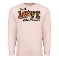 Pale Pink love of the wildcats Premium Sweatshirt - RanaPortraitStore